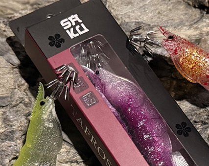 Unboxing a Tafros lure on the rocks